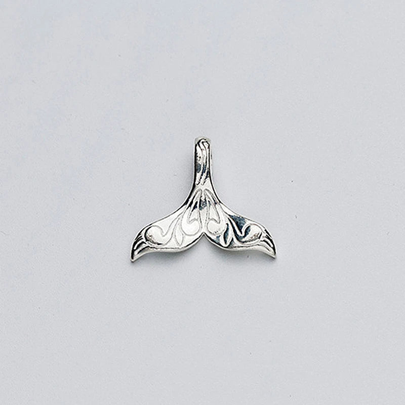 Fish Tail Charms DIY 925 Silver Necklace Making Jewelry Accessories