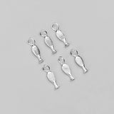 925 Sterling Silver Fish Animals Charms for DIY Jewelry Making