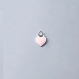 925 Silver Heart Charms DIY Jewelry Pendant Bracelet Accessory