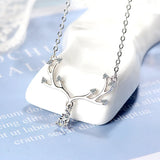 925 Silver Zircon Choker Necklace for Party Accessory