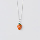 925 Sterling Silver Carrot Dangle Charms for DIY Jewelry Making