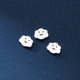 S925 Sterling Silver Clouds Pendant Charms For DIY Necklace