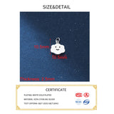 S925 Sterling Silver Clouds Pendant Charms For DIY Necklace