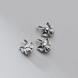 S925 Sterling Silver Elephant Baby Pendant Charms DIY Necklace Bracelet