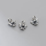 S925 Sterling Silver Elephant Baby Pendant Charms DIY Necklace Bracelet