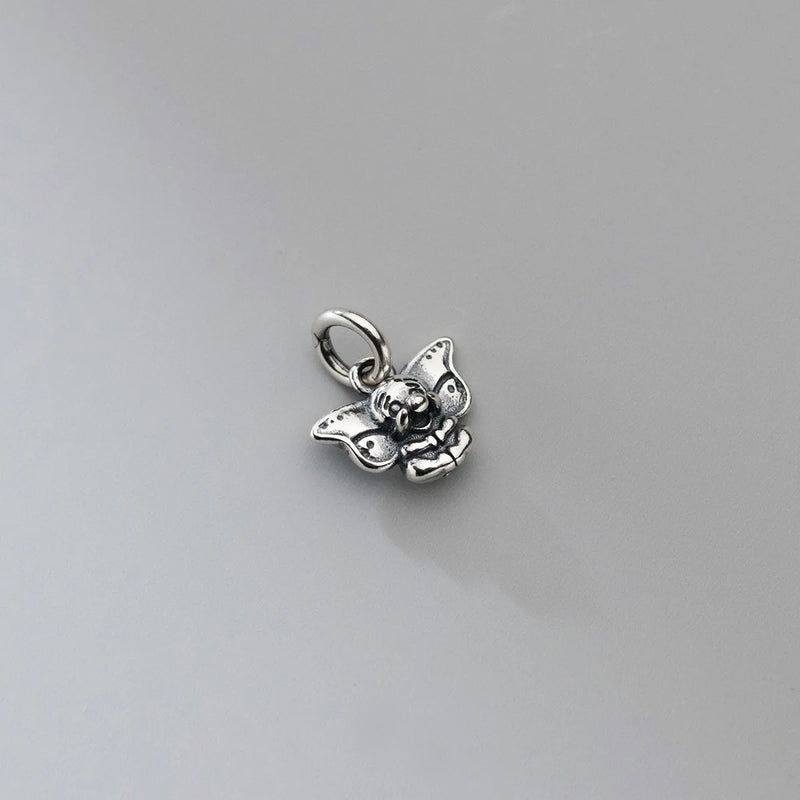 S925 Sterling Silver Elephant Baby Pendant Charms DIY Necklace Bracelet