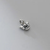 S925 Sterling Silver Elephant Baby Pendant Charms DIY Necklace Bracelet