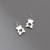 S925 Sterling Silver Heart Bear Pendant Charms DIY Necklace Bracelet