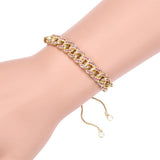 925 Silver Cuba Twist Knot Zircon Bracelet for Women