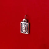 S999 Retro Safety Amulet Square Pendant DIY Charms
