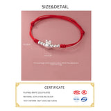 925 Silver Beads Rabbit Zodiac Bracelet Women Jewelry