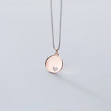 925 Sterling Silver Heart Pendant DIY Jewelry Necklace Accessory