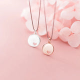 925 Sterling Silver Heart Pendant DIY Jewelry Necklace Accessory