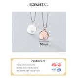 925 Sterling Silver Heart Pendant DIY Jewelry Necklace Accessory