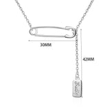 925 Silver LOVE Chain Choker Necklace 18K Plated