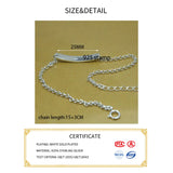 925 Silver Letter Rectangle Logo Bracelet Personalized Engraving Women Jewelry