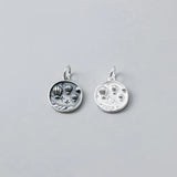 925 Silver Hot Air Balloon Charms DIY Necklace Accessory Gift