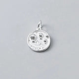 925 Silver Hot Air Balloon Charms DIY Necklace Accessory Gift