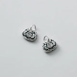 925 Sterling Silver Longevity Lock Charm for DIY Jewelry Necklace Bracelet
