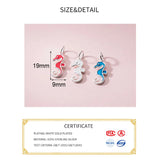925 Sterling Silver Hippocampus Animals Charm for DIY Jewelry
