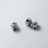 925 Sterling Silver Dog Paw Wealth Shape Loose Bead DIY Jewelry Accessory
