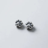 925 Sterling Silver Dog Paw Wealth Shape Loose Bead DIY Jewelry Accessory