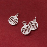 S925 Silver Ruyi Abacus Card Pendant Charm DIY Making