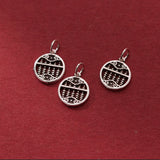 S925 Silver Ruyi Abacus Card Pendant Charm DIY Making