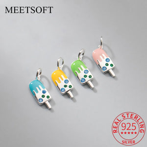 Cute Ice Cream Pendant Charms for Bracelet Necklace