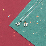 Cherry Zircon Charms for DIY Necklace or Bracelet