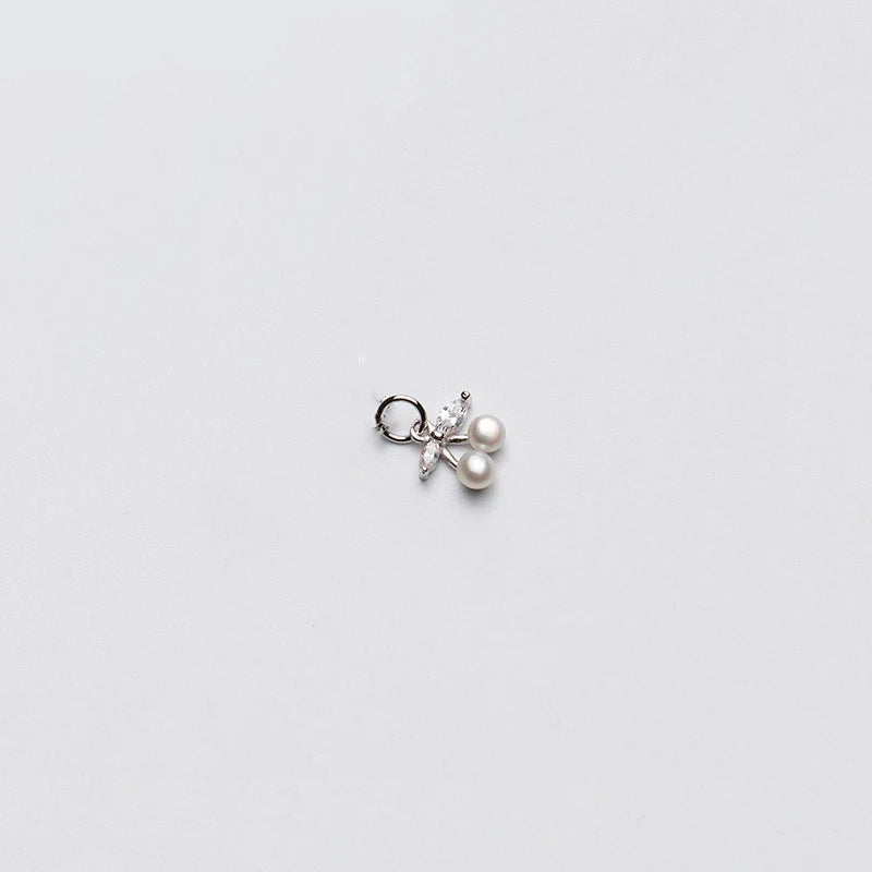 Cherry Zircon Charms for DIY Necklace or Bracelet