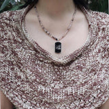 925 Silver Geometric Flower Heart Letters Pendant Chokers Necklace