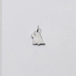925 Sterling Silver Dinosaur Charms for DIY Necklace Decoration