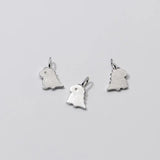 925 Sterling Silver Dinosaur Charms for DIY Necklace Decoration