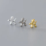 925 Silver 3D Balloon Dog Pendant Charms DIY Making Supply