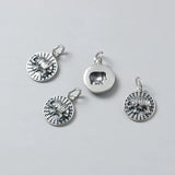 925 Silver Elephant Animal Charm for DIY Necklace Bracelet