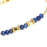 925 Silver Multi-color Bead Double Layer Bracelet for Women