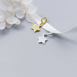 925 Sterling Silver Zircon Charms DIY Jewelry Allery-Free Gift