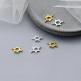 925 Sterling Silver Zircon Charms DIY Jewelry Allery-Free Gift