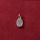 925 Sterling Silver Ancient Coin Cat Paw Pendant Charms