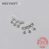 925 Silver Tassel Bells Pendant DIY Jewelry Necklace Accessory
