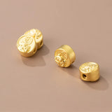 S925 Silver Chinese Zodiac Tiger Beads Charms DIY Making Accessories