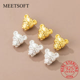 S999 Silver Chinese Zodiac Tiger Beads Charms DIY Making