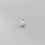 Silver Hollow Flower Charms for DIY Jewelry Necklace Handcraft Decoration