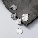 Sterling Silver Plum Blossom Charms DIY Jewelry Necklace Bracelet Accessory