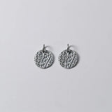 Sterling Silver Plum Blossom Charms DIY Jewelry Necklace Bracelet Accessory