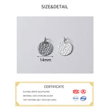 Sterling Silver Plum Blossom Charms DIY Jewelry Necklace Bracelet Accessory