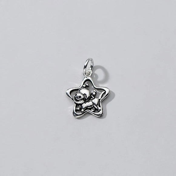 925 Silver Cow Charm for DIY Jewelry Necklace Bracelet