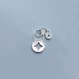 925 Sterling Silver Lock Charms for DIY Jewelry Necklace Bracelet