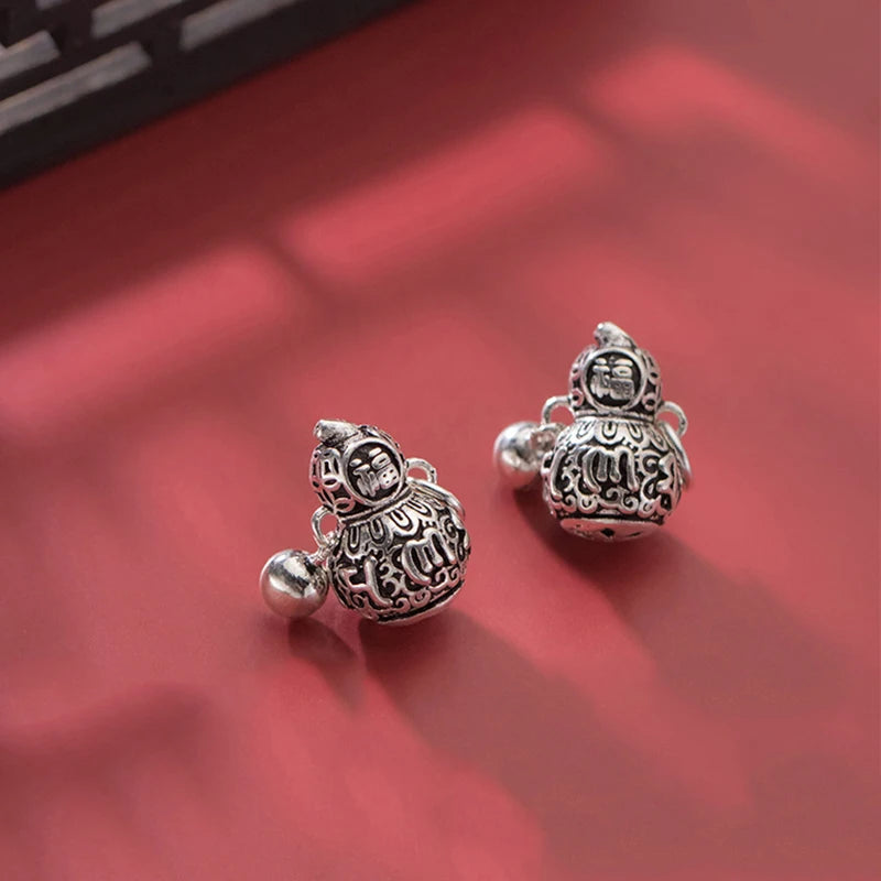 925 Silver Luck Gourd Pandent Charms for Jewelry Making